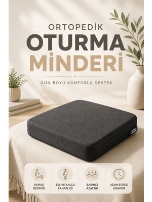 EpiRelax Premium Oturma Minderi Kaliteli Malzeme ve Ergonomi Günlük Kullanıma Uygun