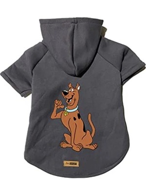 Die Grup Kapüşonlu Polar Sweatshirt, Köpek ve Kedi Kıyafeti, Antrasit