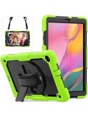 Prativas Newface Galaxy T510 Tab A 10.1 Kılıf Pars Tablet Kapak - Yeşil
