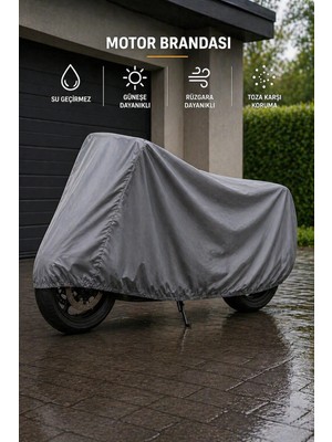 Akn Royal Enfield Meteor 350 Uyumlu Su Geçirmez Motosiklet Brandası Motor Branda