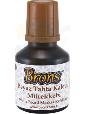 Minopi Brons Tahta Kalemi Mürekkebi 30 cc - Kahverengi