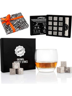 Pearl Shop Taşı | 12 Parça Viski Soğutucu (Gri)