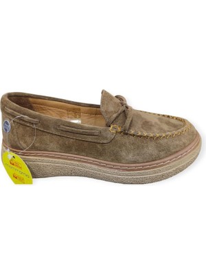 Mammamia D26YA-7735  Loafer Süet Deri Günlük Kadın Ayakkabı