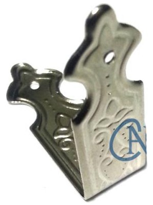 Die Grup Dekoratif Sandık, Kutu Kenarı, 11X32MM, Nikel, 1 Adet