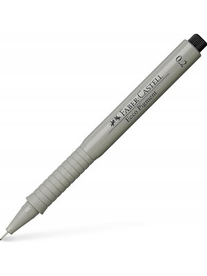 Pearl Shop Ecco Pigment Teknik Çizim Kalemi, 0.2 mm Uç, Işık ve Su Geçirmez Mürekkep, Cetvel ve Şablon Uyumlu