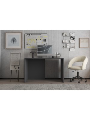 Modern Çalışma Masası - Antrasit/beyaz Ofis ve Bilgisayar Masası NRG-CMS-1040