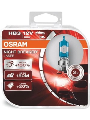 Pearl Shop Night Breaker Laser Ampul HB3-9005%150 Daha Fazla Işık