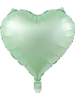Pearl Shop Yeşili Renk Kalp Folyo Balon 45 cm 1 Adet