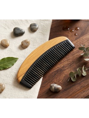 Palo Santo Aromalı Doğal Kemik Tarak Saç Tarağı