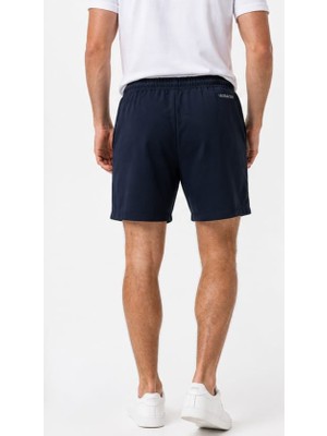 Lacoste Cotton Lacivert Regular Fit Şort