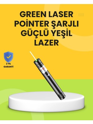 Die Grup Uzun Mesafe Görünürlüklü Yeşil Lazer Pointer Şarjlı