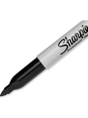 Pearl Shop Sharpie Fine Permanent Markör, Yuvarlak Uç - Siyah