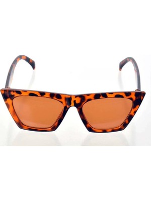 Die Grup Leopar Çerçeve Cat Eye Kadın Güneş Gözlüğü - Moda Gözlük