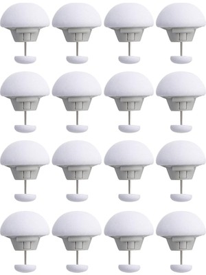 Pearl Shop 16 Parça Nevresim Takımı - Nevresim Iğneleri, Yorgan Düğmesi, Mantar Yuvarlak Sabitleme Klipsleri, Düğmeli Yatak Odası Yorgan Sabitleme Tutacağı Kaymaz