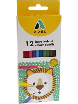 Pearl Shop Karton Kutu Boya Kalemi, 12 Renk, Tam Boy, Parlak ve Canlı Renkler, Kolay Açılır, Kırılmaya Dayanıklı Uçlar, Okul ve Sanat Için Ideal