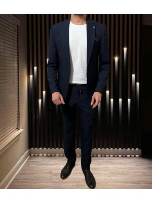 Atk Giyim Erkek Slim Fit Spor Takım Elbise - Jogger Pantolon & Ceket Kombin - 5 Renk Seçeneği