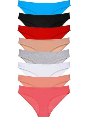 8 Adet Süper Eko Set Likralı Kadın Slip Külot Set 2 M Mudanis