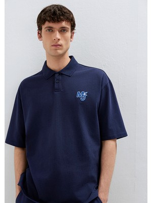 Mavi Mj Patch Logo Lacivert Polo Tişört 0613326-70497