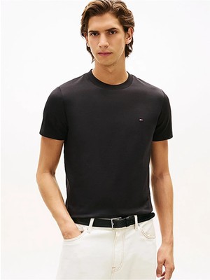 Tommy Klasik Sıfır Yaka T-Shirt