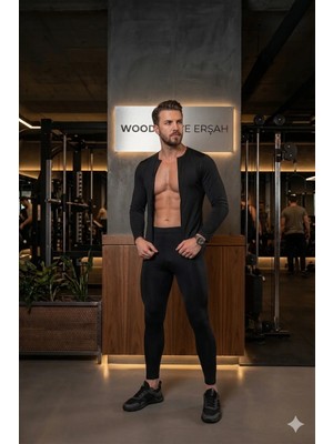 Lüx Wood Wood ve Erşah Termal Sauna Uzun Kol Badi Takım