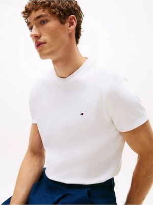 Tommy Klasik Sıfır Yaka T-Shirt