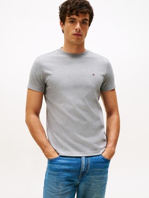 Tommy Klasik Sıfır Yaka T-Shirt