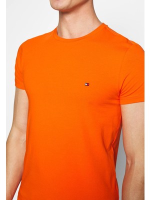 Tommy Klasik Sıfır Yaka T-Shirt