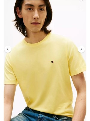 Tommy Klasik Sıfır Yaka T-Shirt