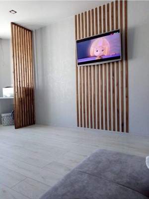 Özbience 50CM x 5cm Kahverengi Duvar Panelleri, Şık ve Dayanıklı (10 Adet)