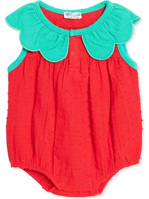 Hellobaby Kız Bebek Body Çıtçıtlı Bisiklet Yaka Atlet