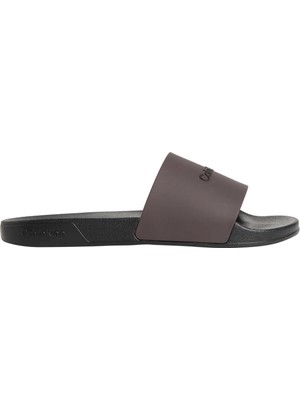 Calvin Klein Siyah - Bordo Erkek Plaj Terliği Ess Slıde Monobrand Cv