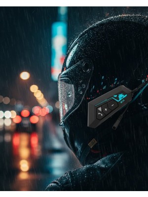 Renas Store Evrensel Kask Uyumlu Bluetooth Intercom Kulaklık