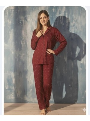 Dorelux Yeni Sezon Uzun Kollu Yumuşak Dokulu Kışlık Kadın Pijama Takımı