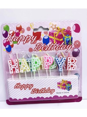 Uravas Store Happy Birthday Renkli Mum
