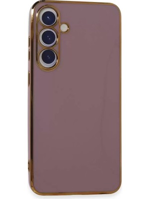 Prativas Newface Galaxy S24 Kılıf Volet Silikon - Mor