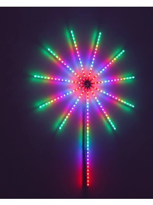 Renas Store Modüler Rgb LED Duvar Işığı Efektli Uzaktan Kumandalı
