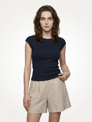 Loft Slim Fit Kadın Tshirt K.kol