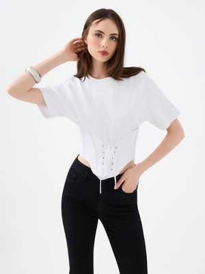 Loft Slim Fit Kadın Tshirt K.kol