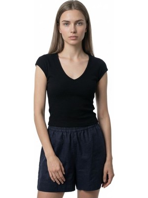Loft Slim Fit Kadın Tshirt K.kol