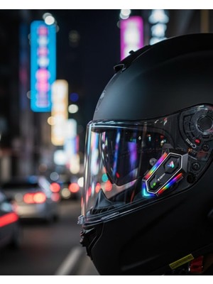 Renas Store Kablosuz Bluetooth Motosiklet Kask Intercom Ipx6 Su Geçirmez
