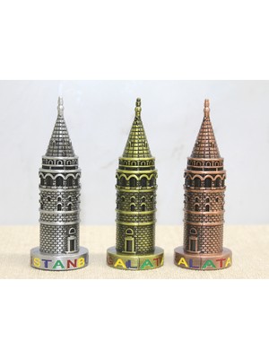EkoAlışverişDünyam 10 cm Metal Galata Kulesi