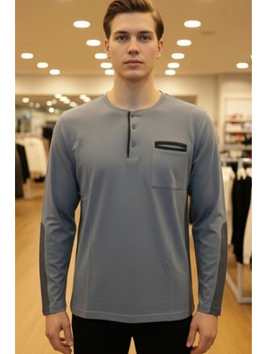 Dorelux Fit Cotton Düğmeli Yaka Pijama Takımı %100 Saf Pamuk Kumaş