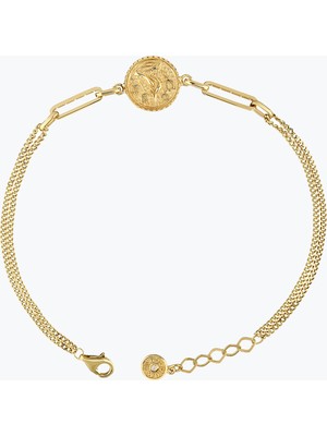 Goldium Jewellery Altın Lale Damga Bileklik