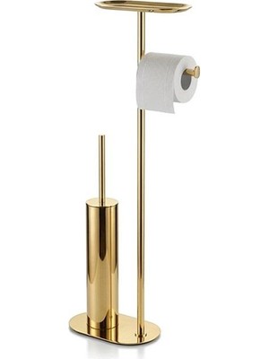 Kobos Nova Gold Hareketli Yuvarlak Wc Set
