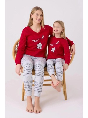 Arnetta Anne Kız Kırmızı Pijama Takım, Kombin Yapmak Için Tek Tek Sepete Eklenmelidir