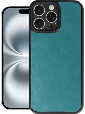 Prativas Newface Iphone 16 Kılıf Aras Deri Kapak - Yeşil