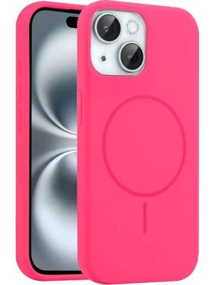 Prativas Iphone 15 Kılıf Jully Magsafe Kapak - Pembe