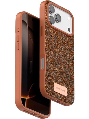 Prativas Onegif Iphone 17 Bright Simli Kapak - Turuncu