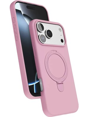 Prativas Newface Iphone 17 Magsafe Standlı Kapak - Pembe