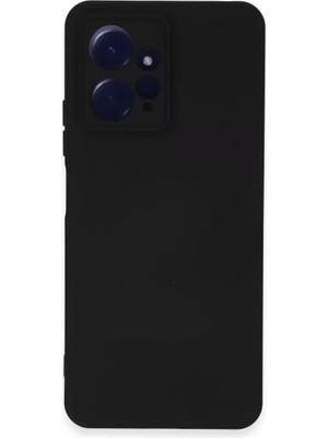 Prativas Newface Redmi Note 12 4g Kılıf Nano Içi Kadife Silikon - Siyah